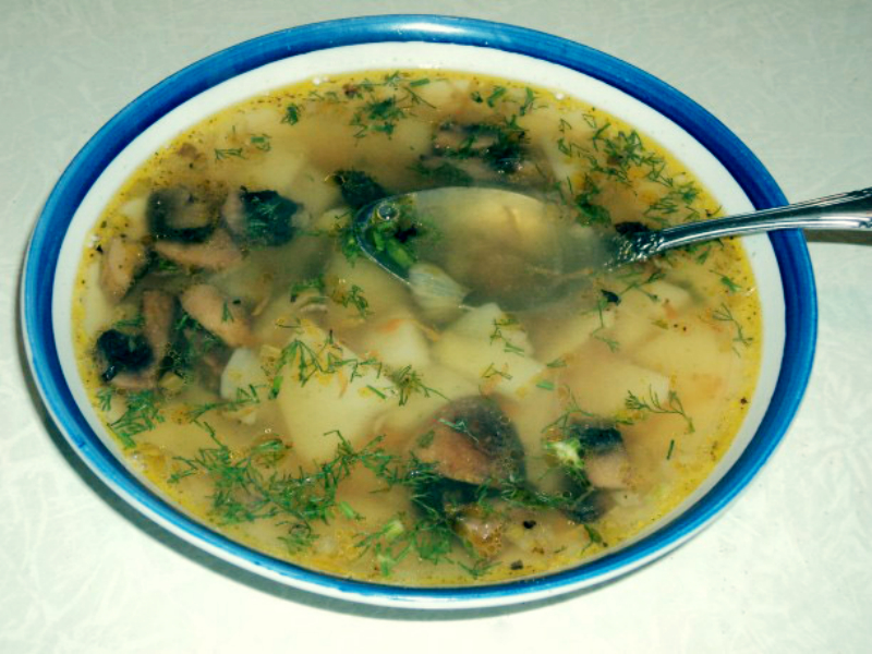 Грибной суп из шампиньонов пошаговый рецепт с фото