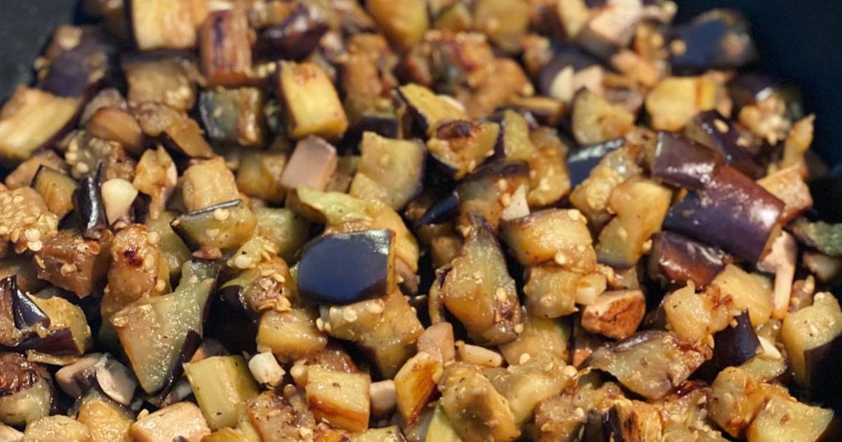 Рецепт "грибы в сметане" из баклажанов | меню недели