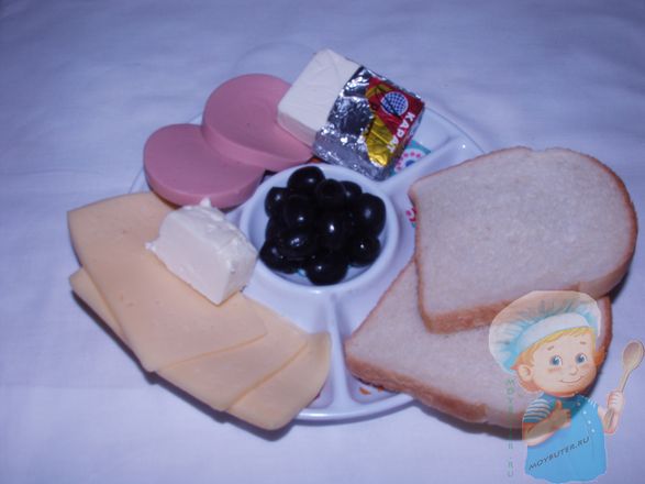 Детский бутерброд "Пират"