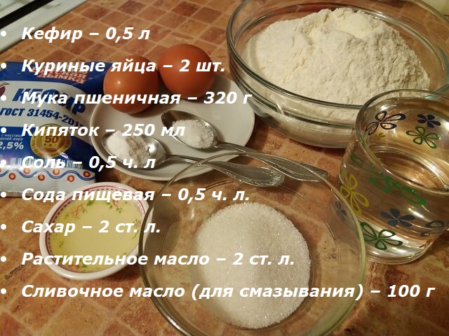 Рецепт блинов на кефире с кипятком и содой пошаговый рецепт с фото