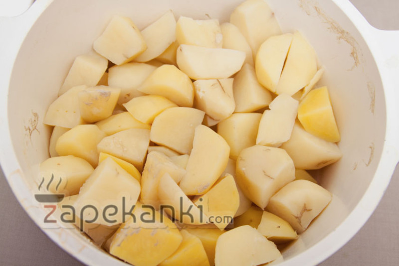 Картофельная запеканка с шампиньонами