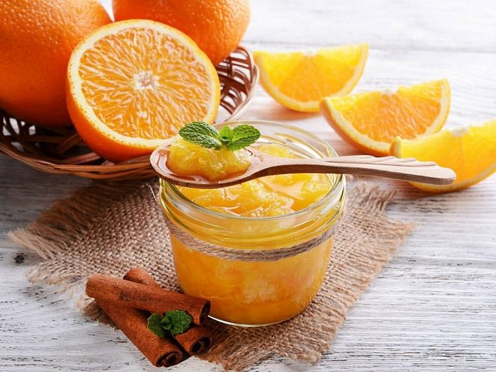Апельсиновое печенье с миндалем