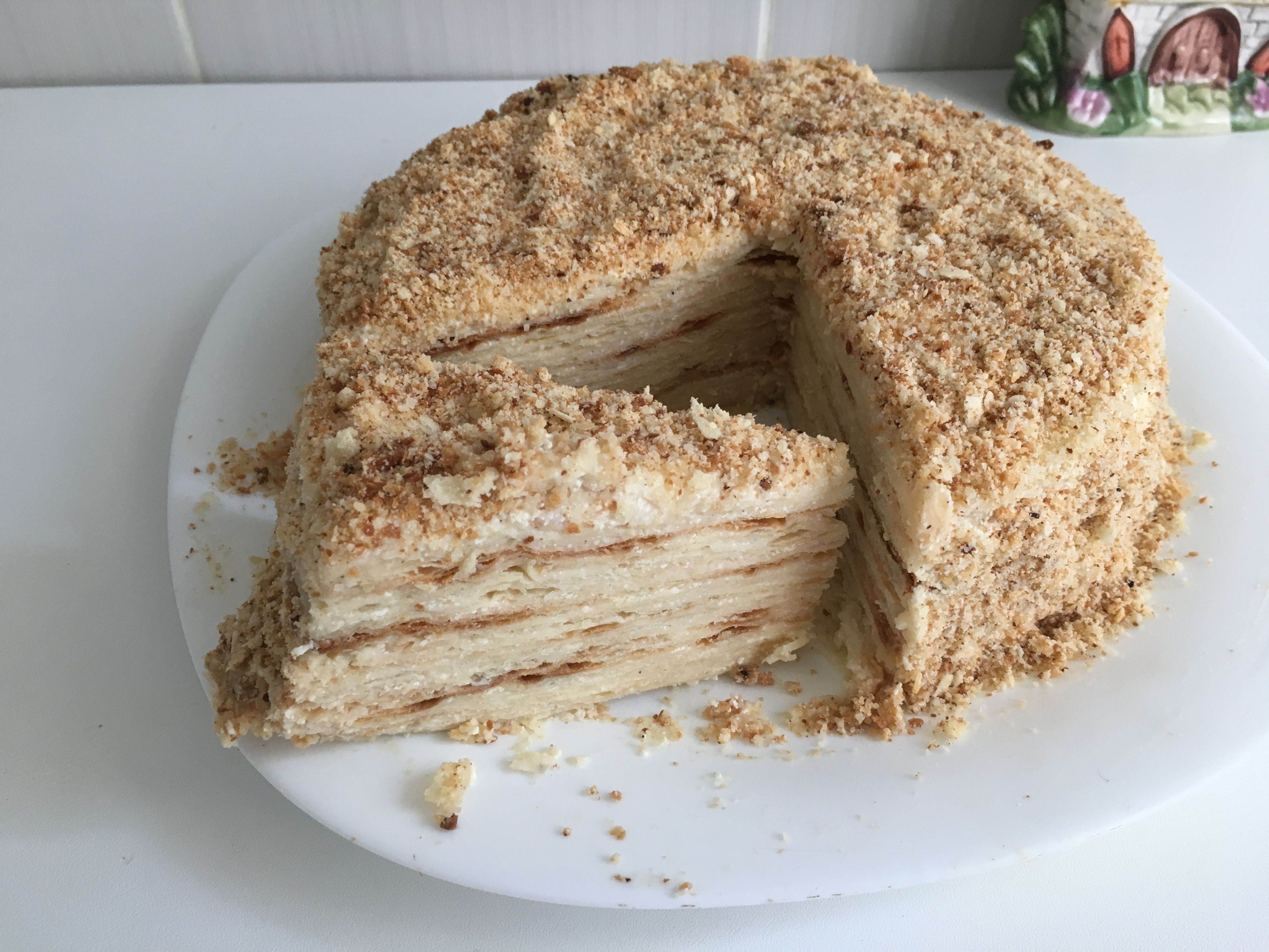 Классический рецепт торта "наполеон" с пошаговыми фото
