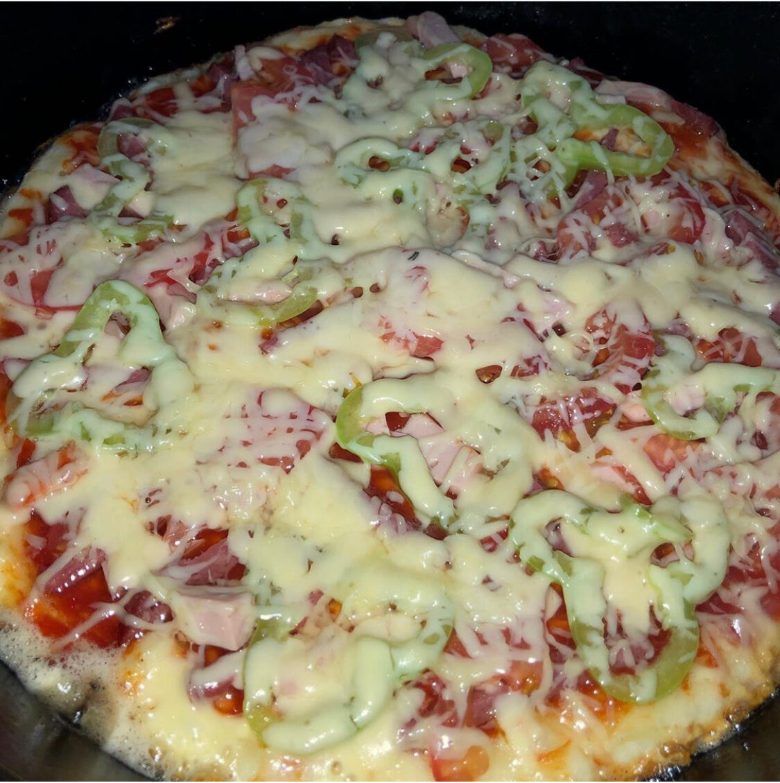 Пицца на сковороде за 10 минут - пошаговый рецепт с фото – рецепты с фото
