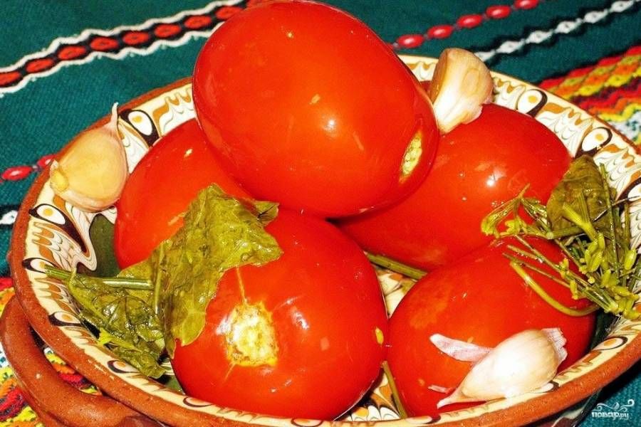 Квашеные фаршированные бурые и зеленые помидоры  -  заготовки от перчинки - perchinka hozyayushka.ru