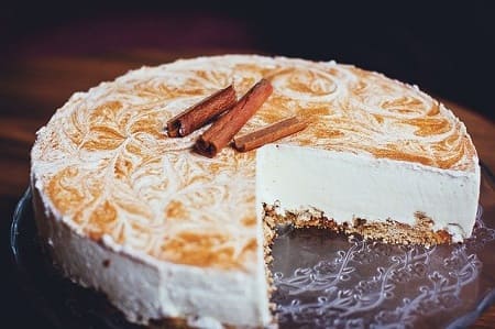 Творожный торт чизкейк без выпечки с семгой