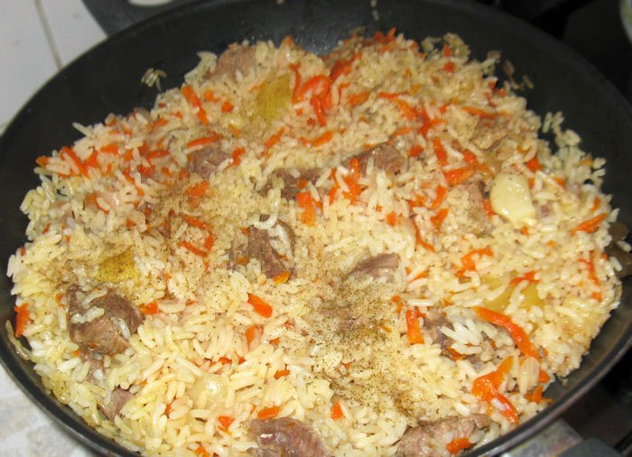 Плов из свинины в казане: рецепты узбекского плова, как приготовить на костре