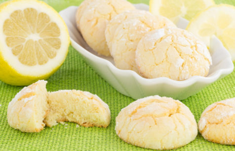 Хрустящее печенье с лимонным кремом