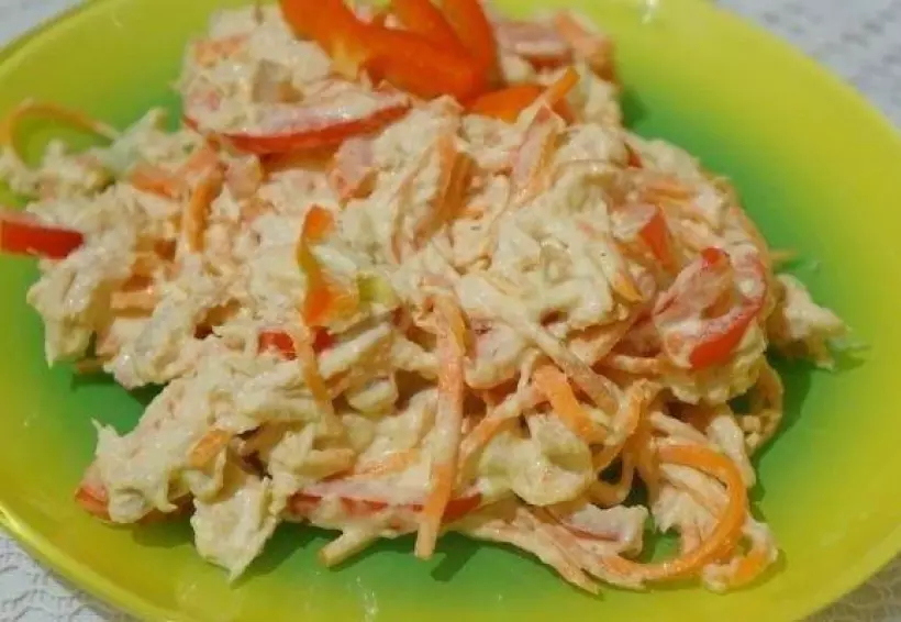 11 рецептов салата с корейской морковью