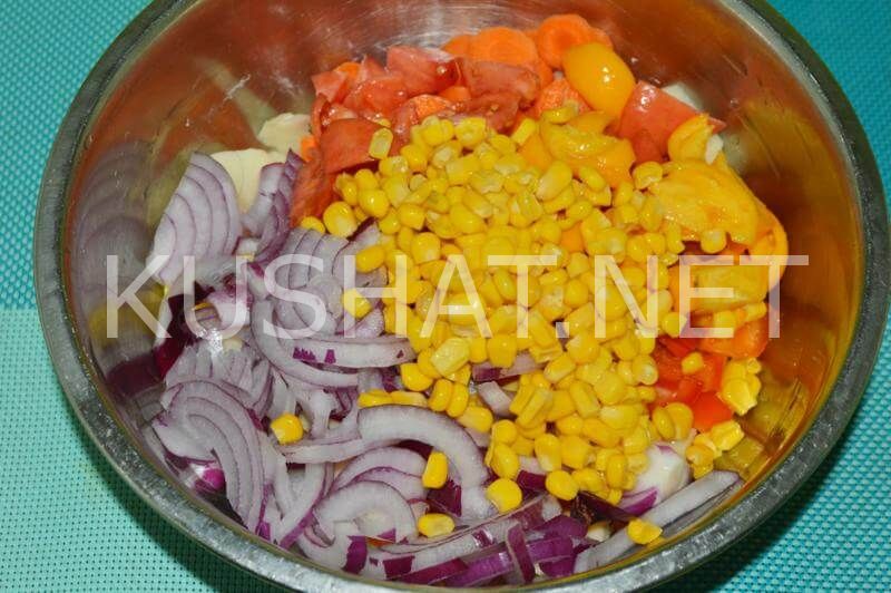Запеченная скумбрия в духовке с овощами