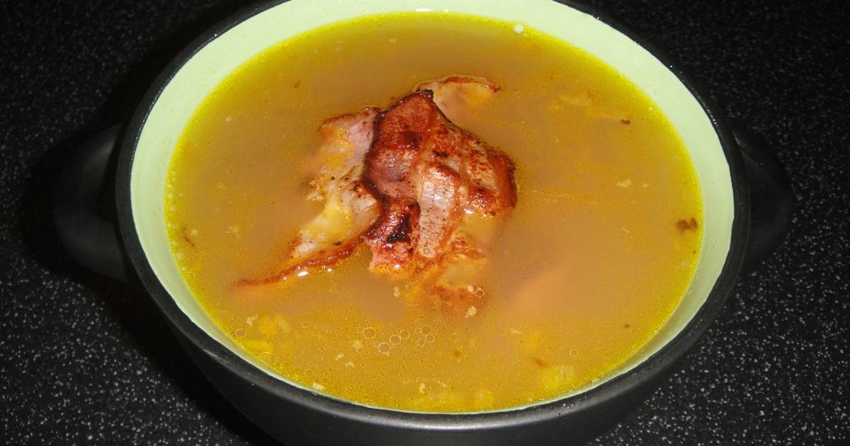 Рецепты вкусного домашнего горохового супа с копчёной колбасой