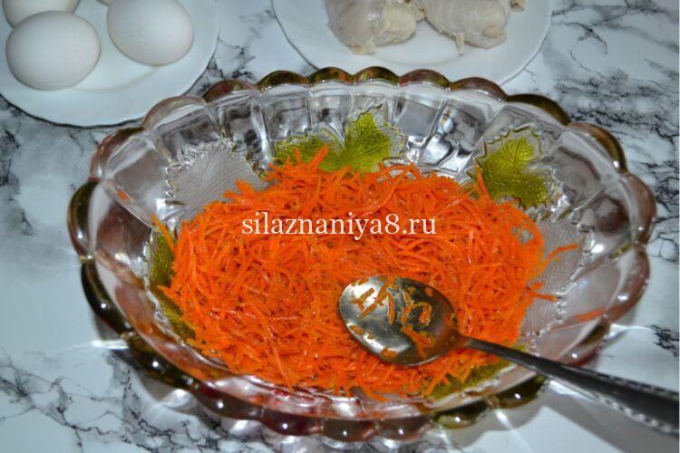 Марокканский салат с морковью и апельсинами