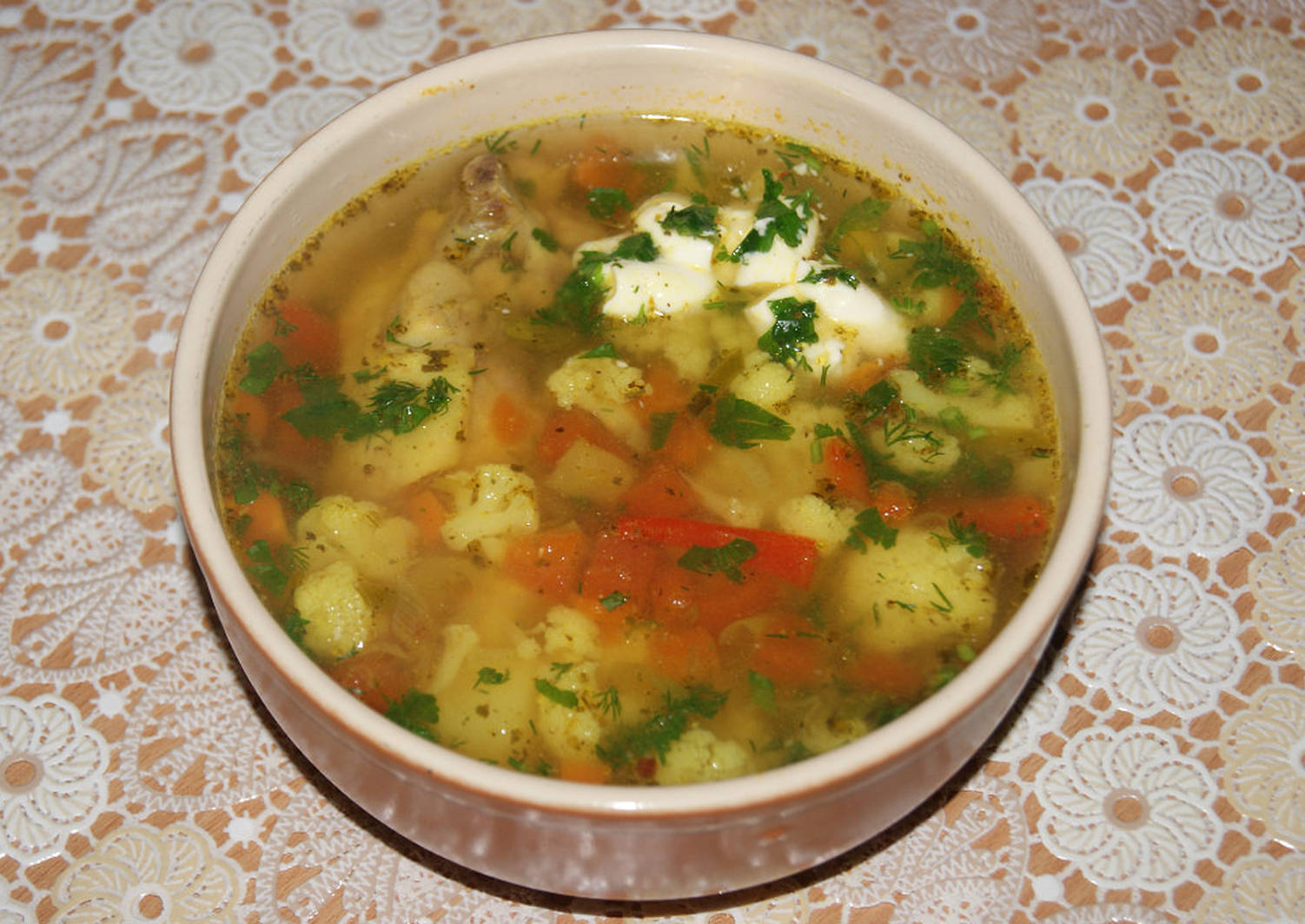 Суп пюре из цветной капусты: 5 рецептов
