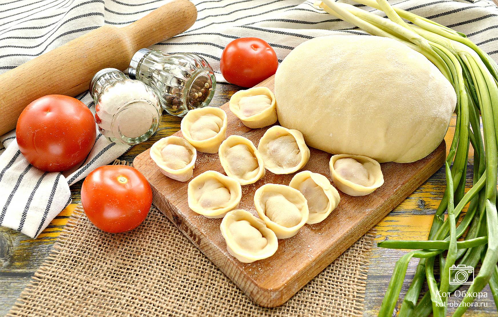 Как приготовить заварное тесто для пельменей по пошаговому рецепту с фото