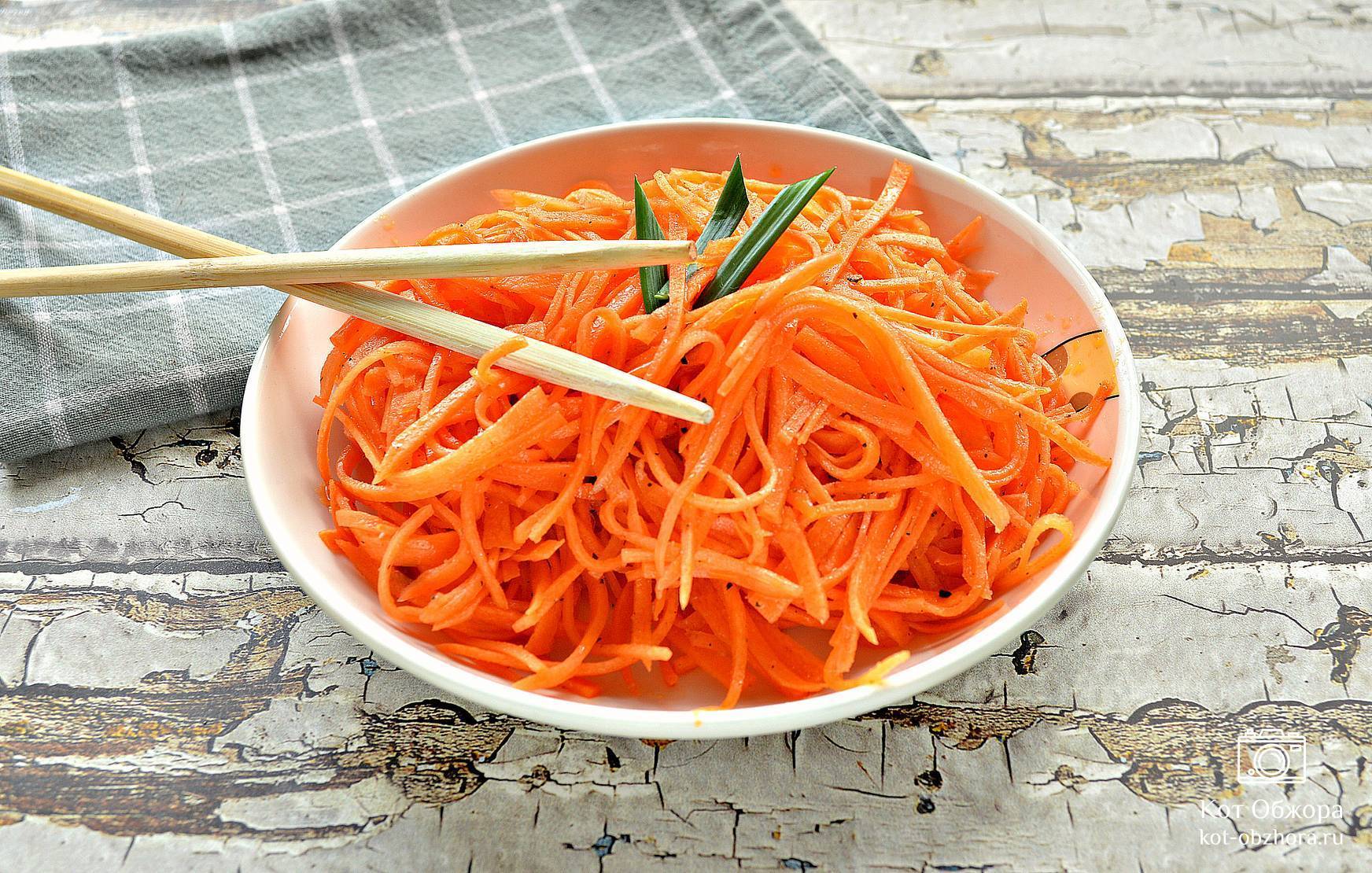 Морковь по-корейски в домашних условиях — 5 очень вкусных рецептов морковчи