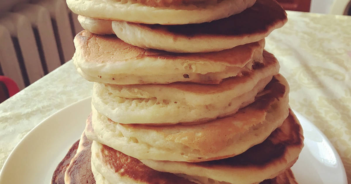 Пышные панкейки на сковороде — рецепты американских блинчиков на завтрак