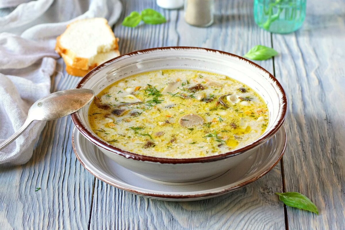 Грибной суп: 6 вкусных рецептов из шампиньонов и лесных грибов