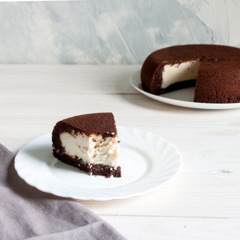 Шоколадно-творожный пирог «стеганое одеяло» | totrecept.com