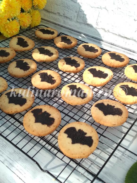 Печенье на смальце, на хэллоуин -пошаговый рецепт с фото