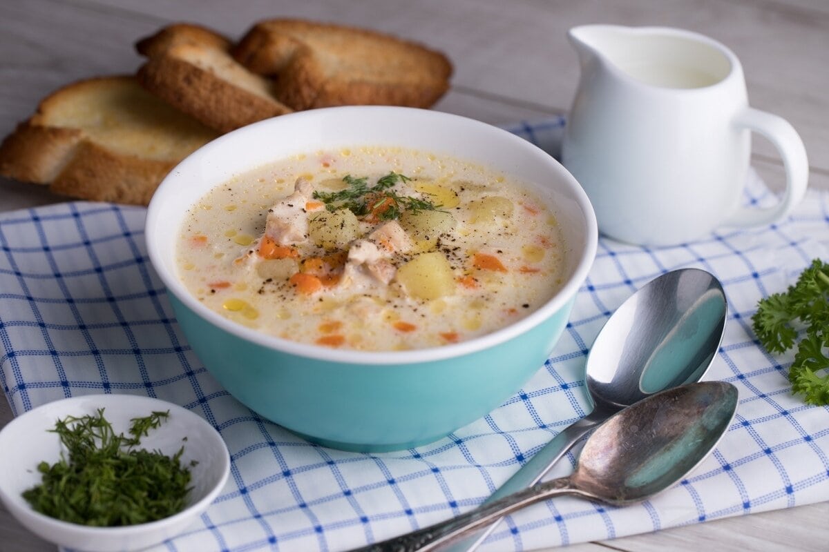 Суп сырный: как приготовить пошагово