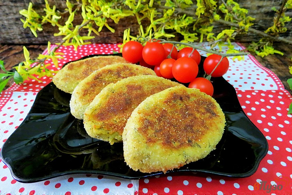 Картофельные зразы с грибами: рецепт с фото на сковороде