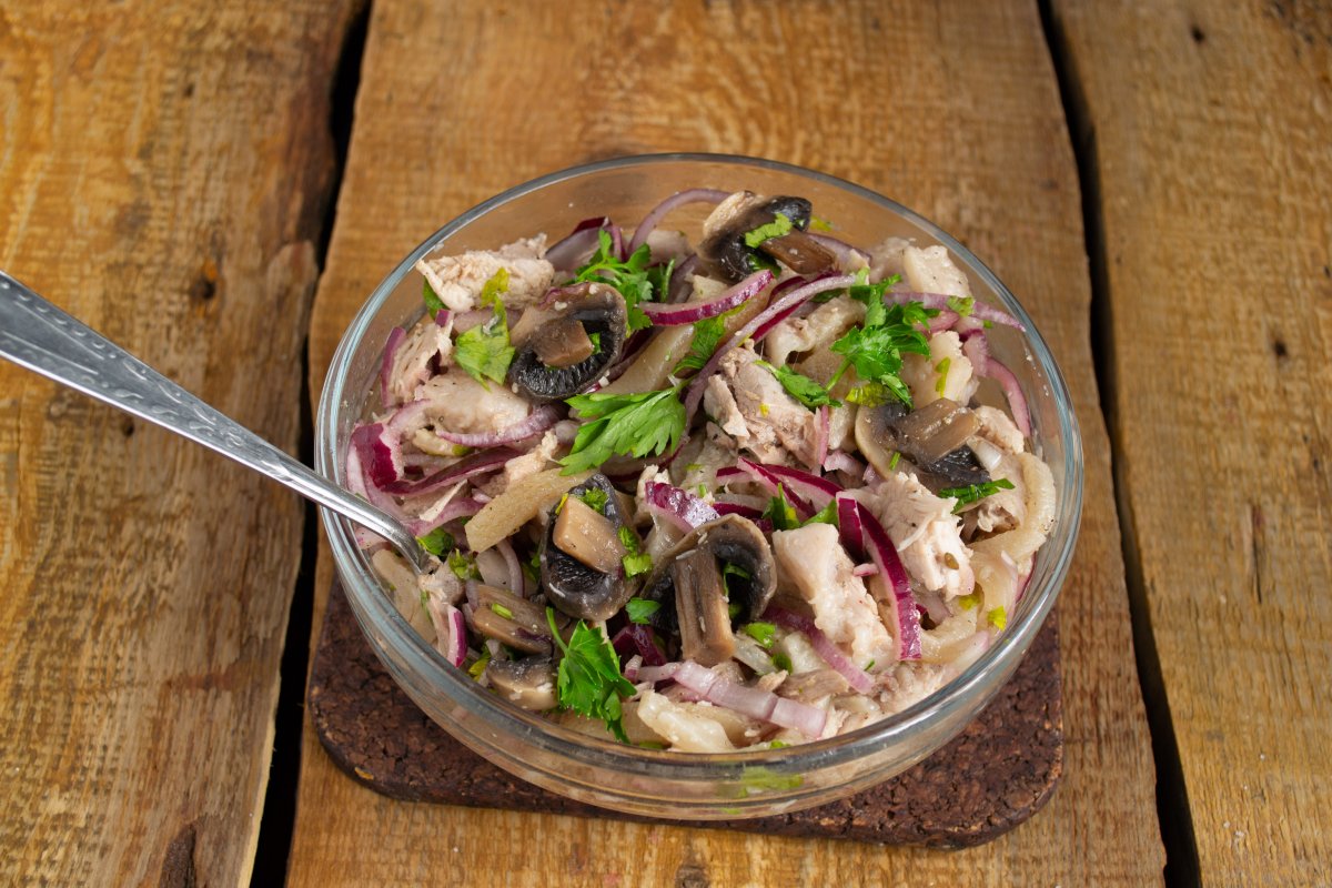 Салат из свиного сердца: рецепты с фото пошагово