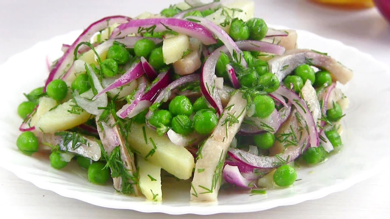 Салат с селедкой и картофелем, 5 вкусных рецептов