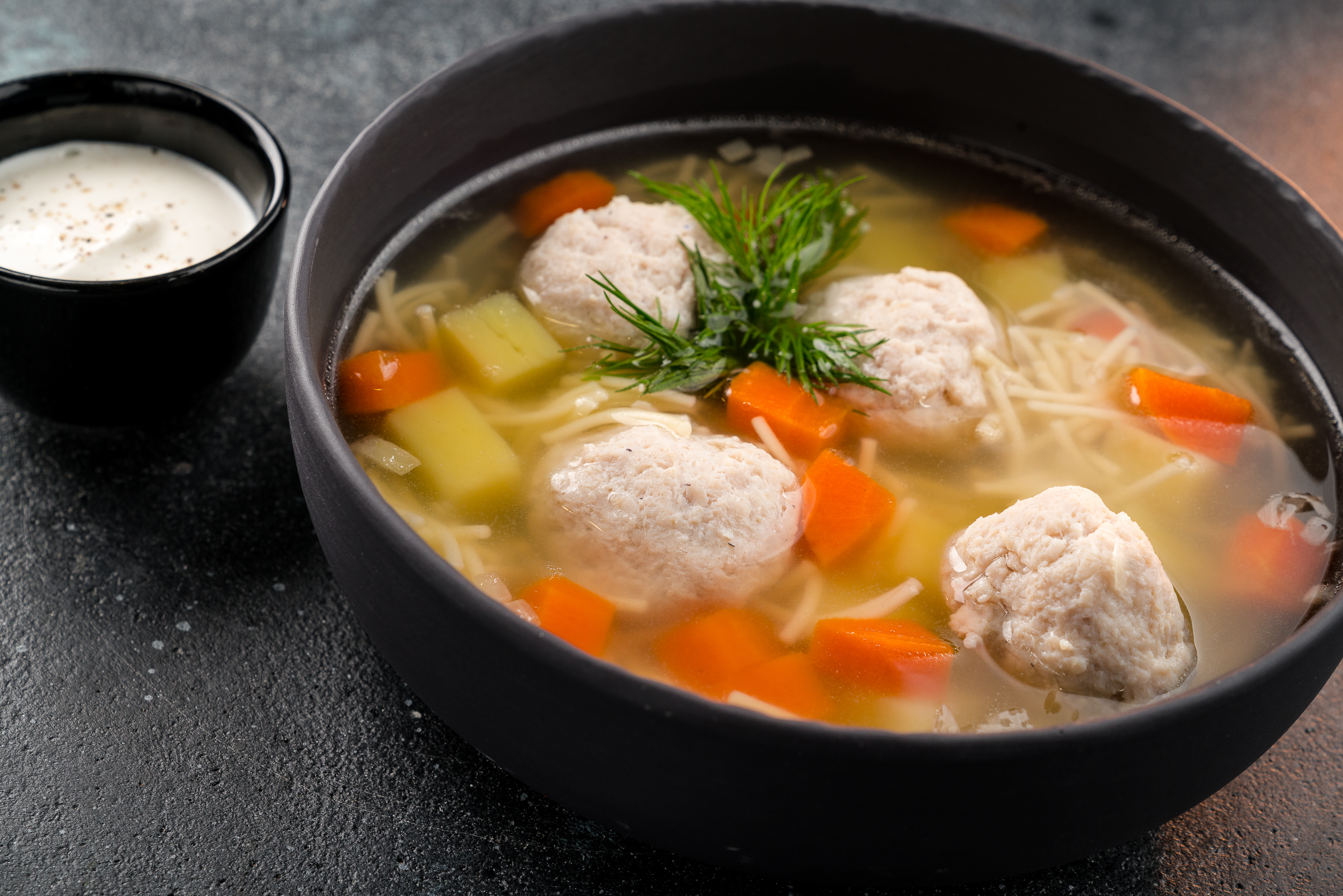 Суп с фрикадельками рисом или лапшой рецепт с фото от фоторецепт.ru