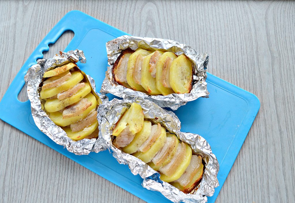 Картошка с салом в духовке, 4 лучших рецепта