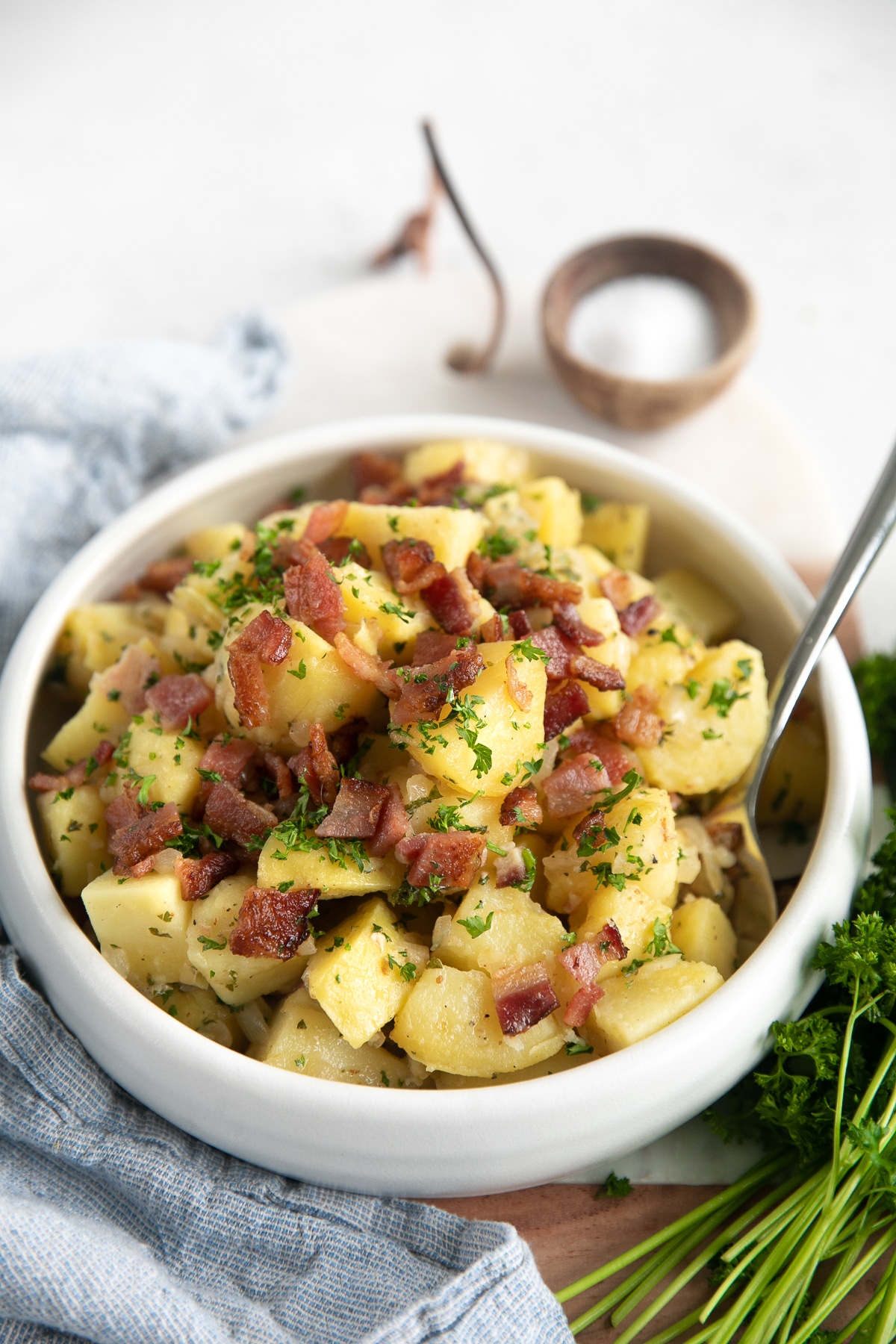 Немецкий картофельный салат: рецепт с фото, секреты приготовления