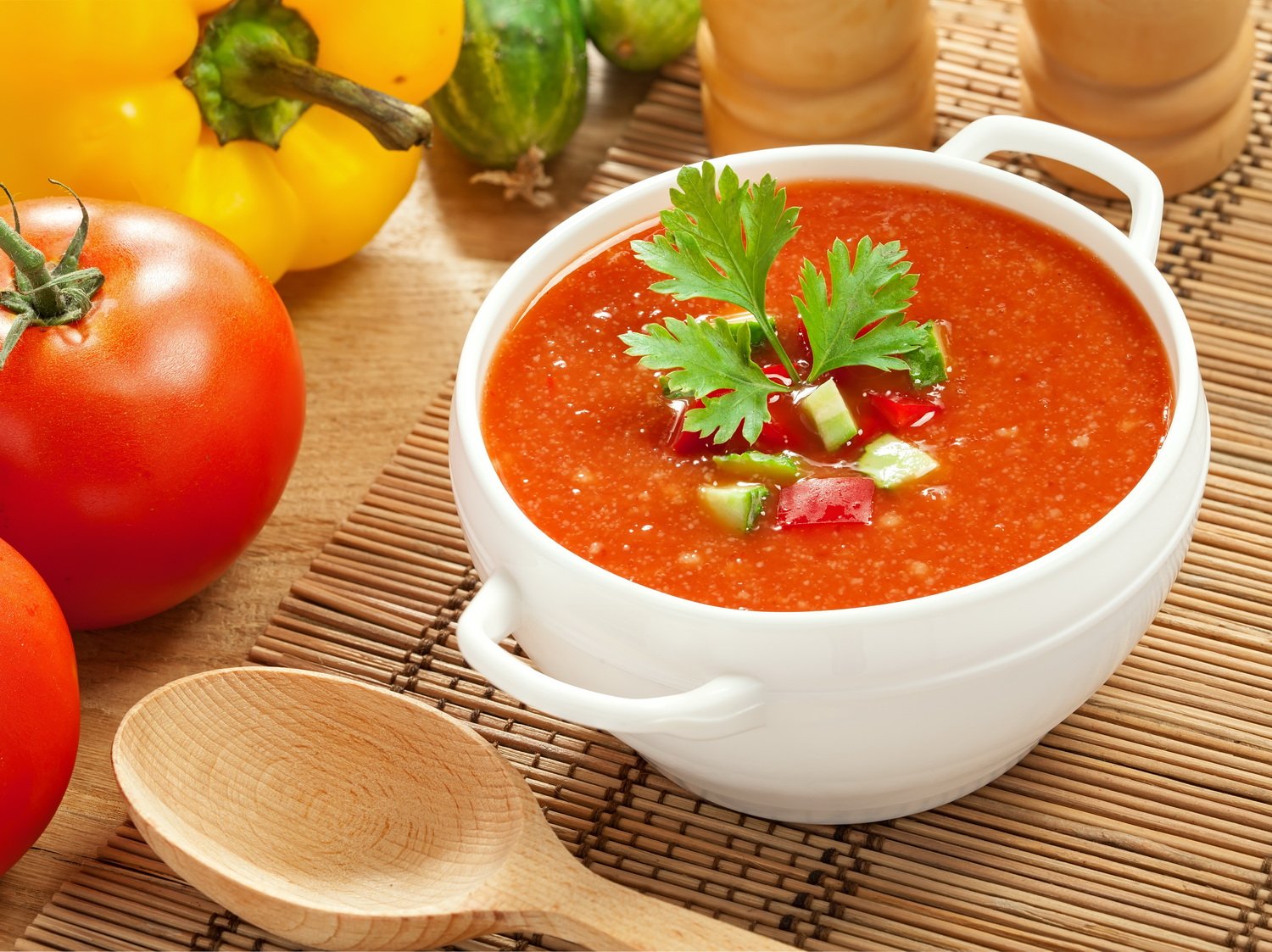 Гаспачо – классический рецепт из свежих томатов