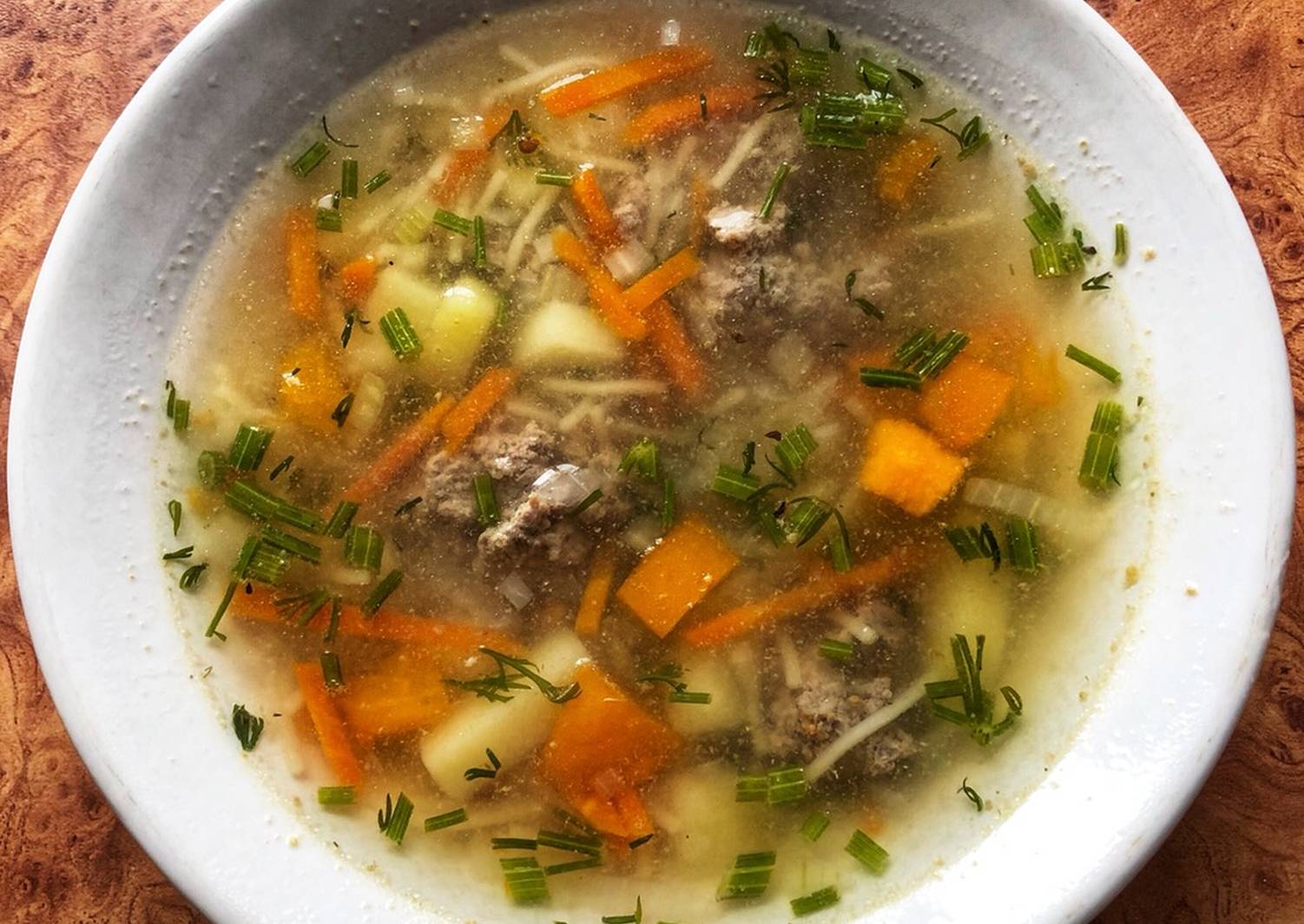 Суп с фрикадельками из говяжьего фарша — 4 рецепта фрикаделек из фарша с рисом