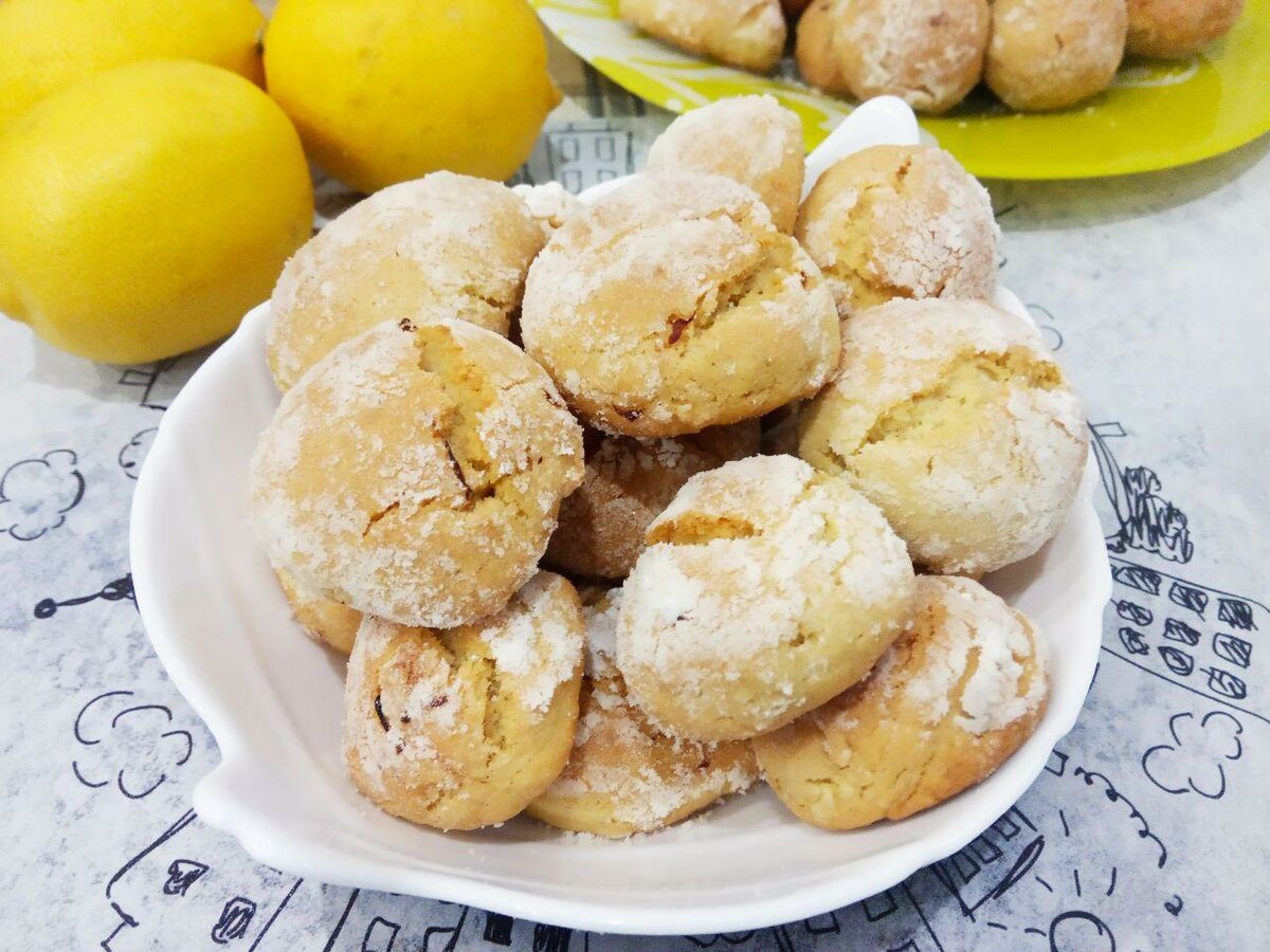 Пасхальное печенье "лимонные яйца" - простой и вкусный рецепт с пошаговыми фото