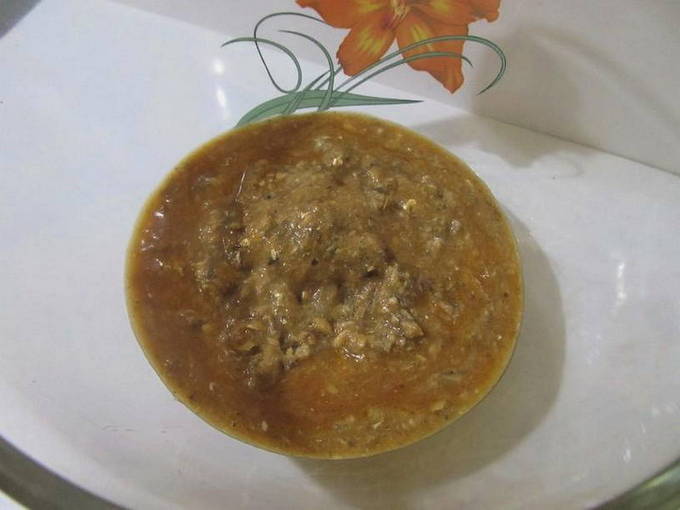 Томатный суп с чесночными гренками