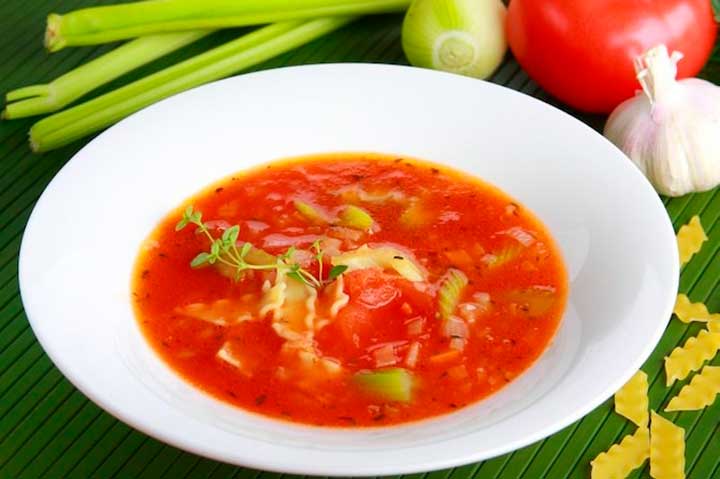 Суп с помидорами и вермишелью рецепт с фото