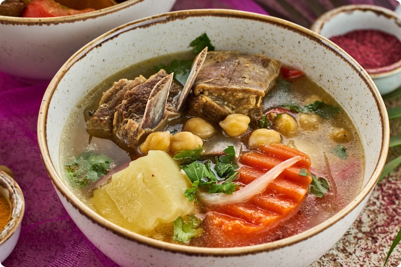 Как сварить суп бозбаш из говядины по-азербайджански по пошаговому рецепту с фото