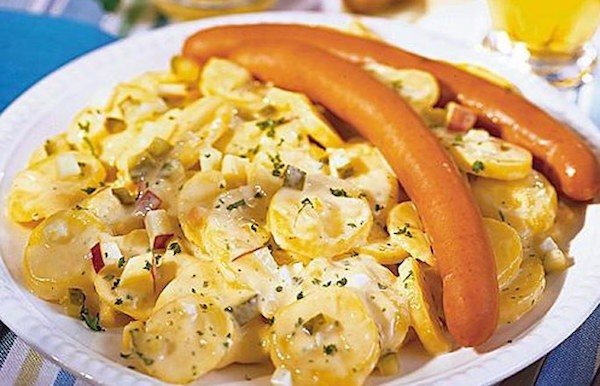Немецкий картофельный салат (Kartoffelsalat)