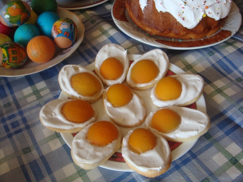 Пасхальное печенье «лимонные яйца»