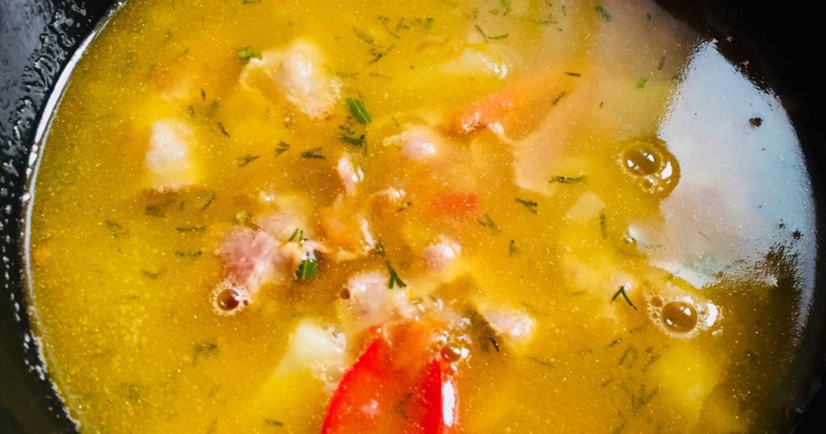 Гороховый суп-пюре с копченостями: рецепт с фото, как приготовить