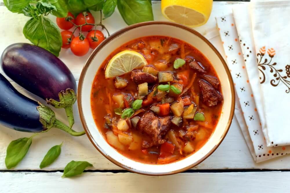 Суп с баклажанами - рецепты приготовления (5 рецептов)