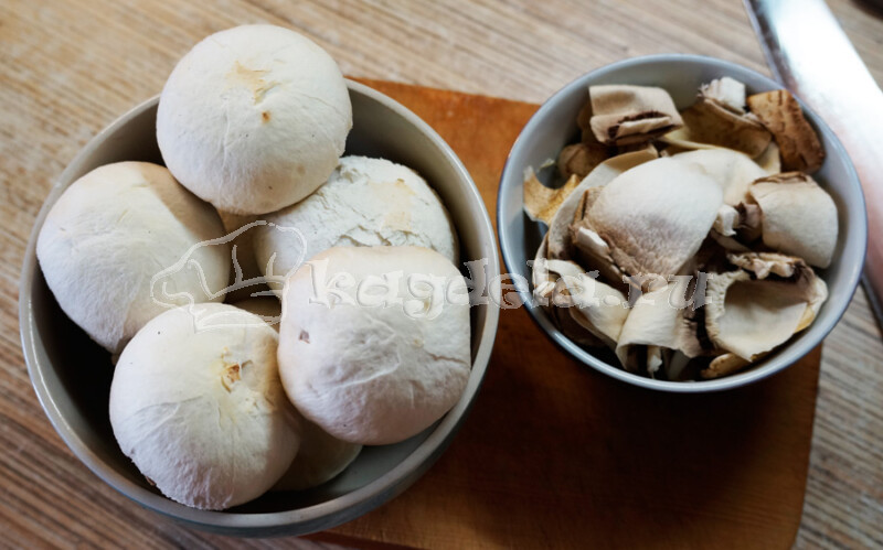 Постные пирожки с картошкой и грибами