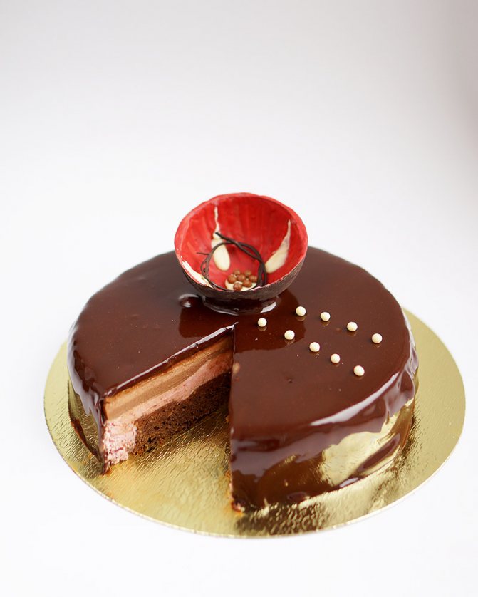 Муссовый торт "три шоколада" | ana's food blog