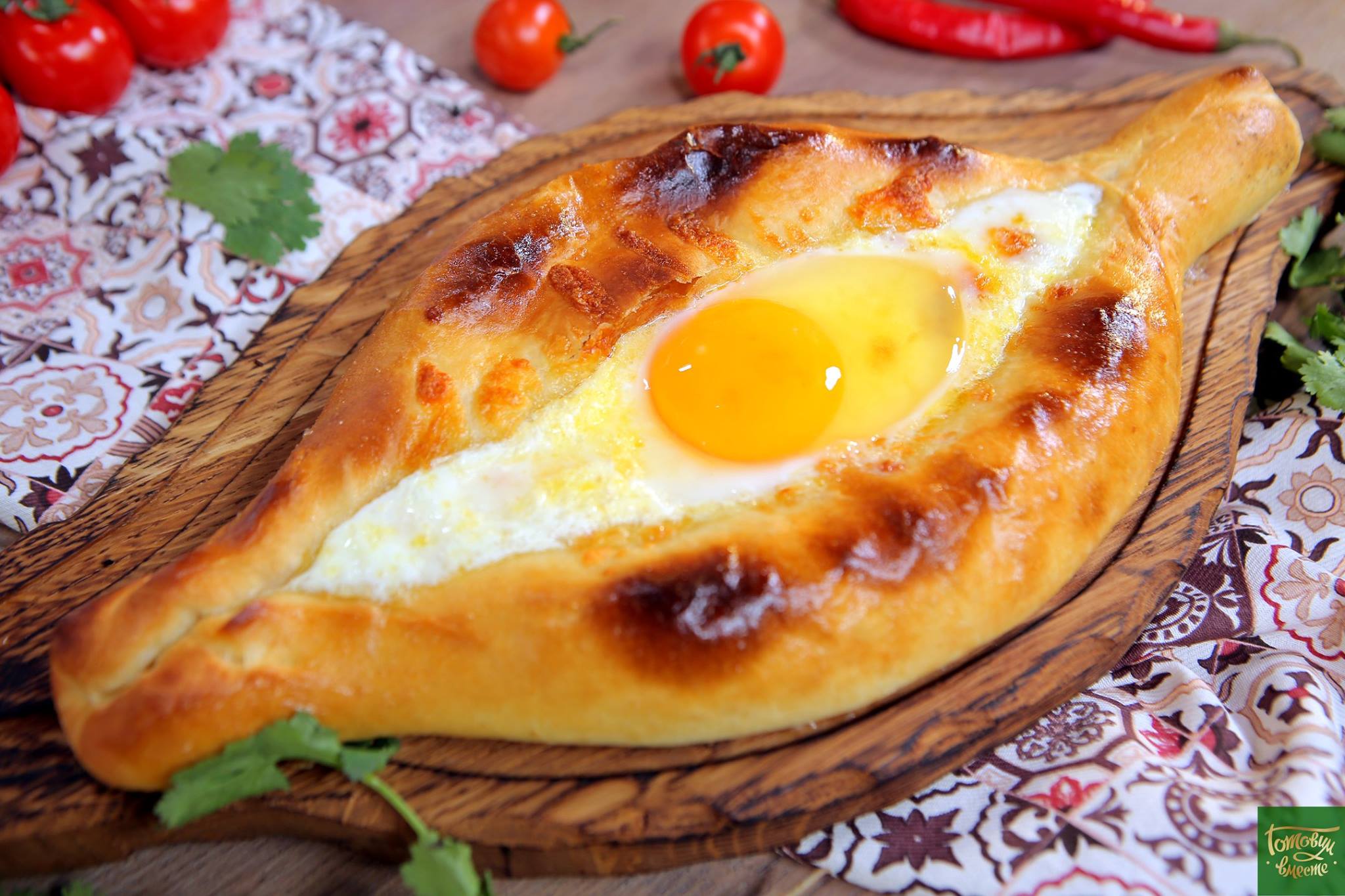 «хачапури по-аджарски» или «пенерли по-гречески» - простой и вкусный рецепт с пошаговыми фото