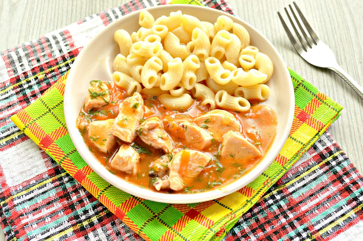 Курица в сливочном соусе на сковороде — вкусные рецепты!