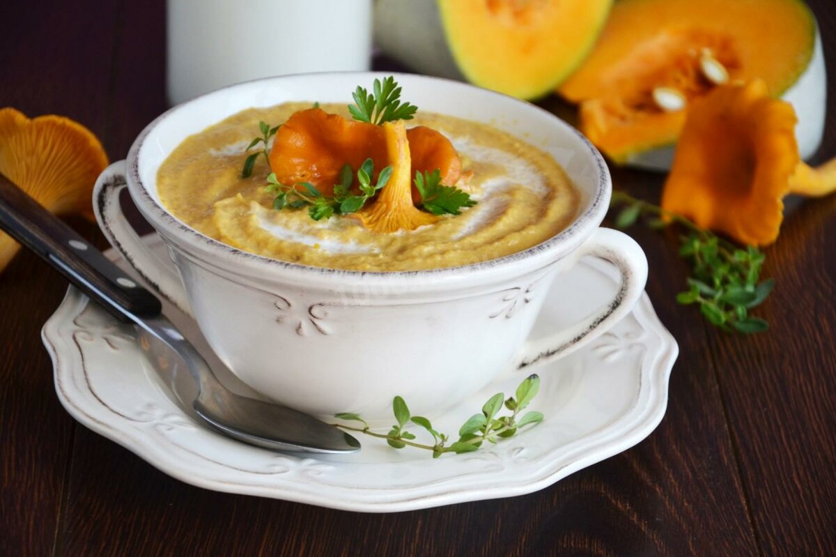 Суп-пюре из тыквы с плавленым сыром — 7 рецептов приготовления тыквенного супа-пюре
