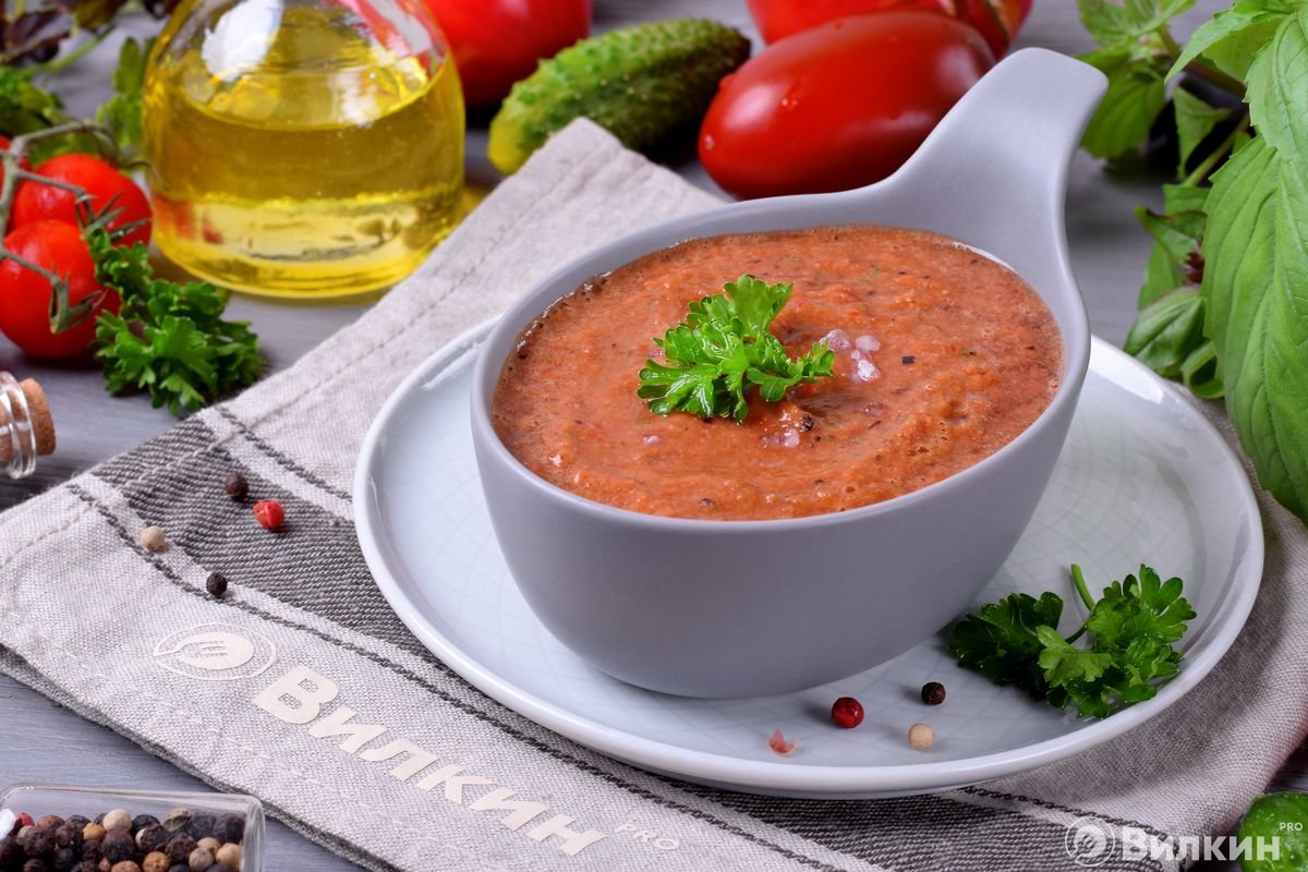 Гаспачо – классический рецепт традиционного испанского супа из свежих томатов