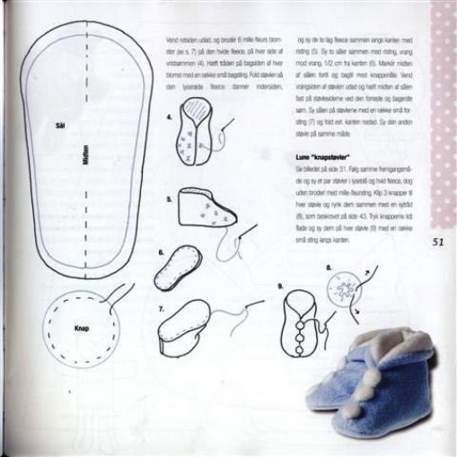 Как сшить пинетки ботиночки своими руками: выкройки с размерами для маленьких детей и новорожденных, шьем теплые детские сапожки