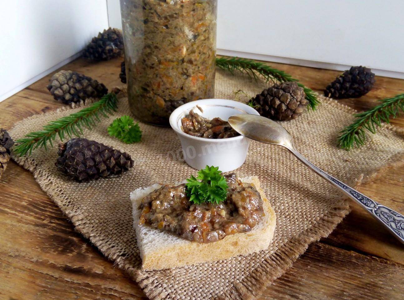Грибная икра на зиму: самый вкусный рецепт закуски из грибов, пошаговые рецепты с фото и видео