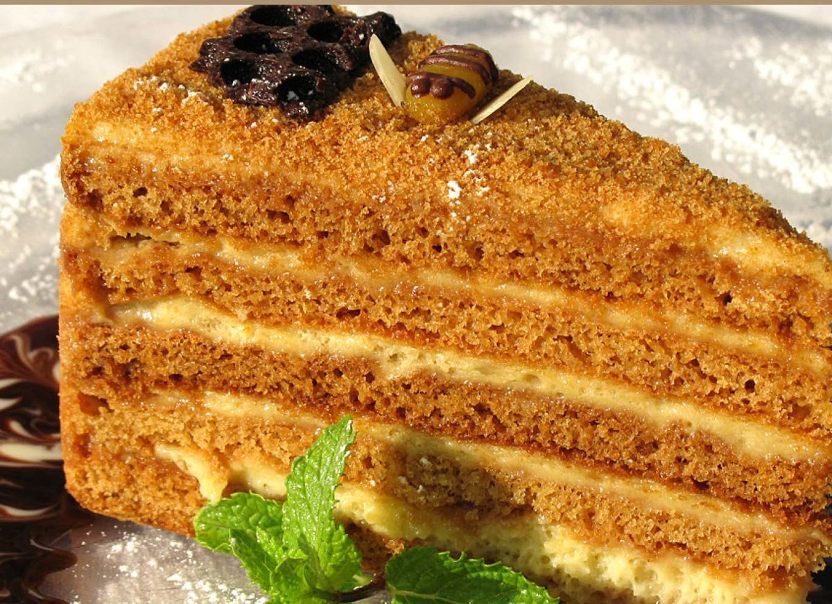 Торт «медовик» классический – пошаговый рецепт с фото | меню недели