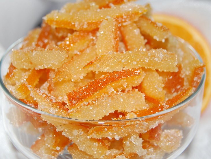 Как сделать цукаты из апельсиновых корок
